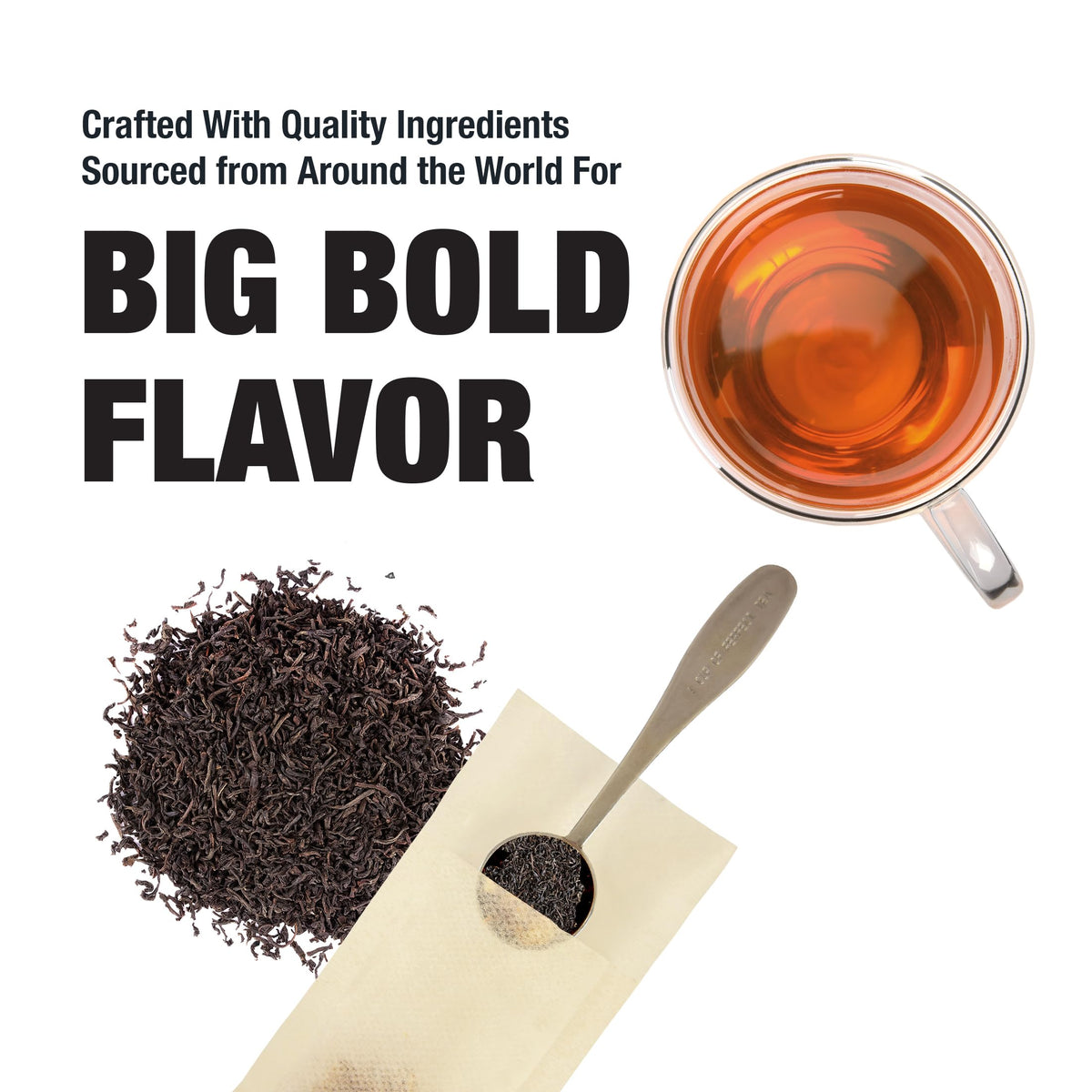 Tiesta Tea Royal Breakfast – Premium English Black Tea, High Caffeine, 16oz Resealable Bulk Pouch