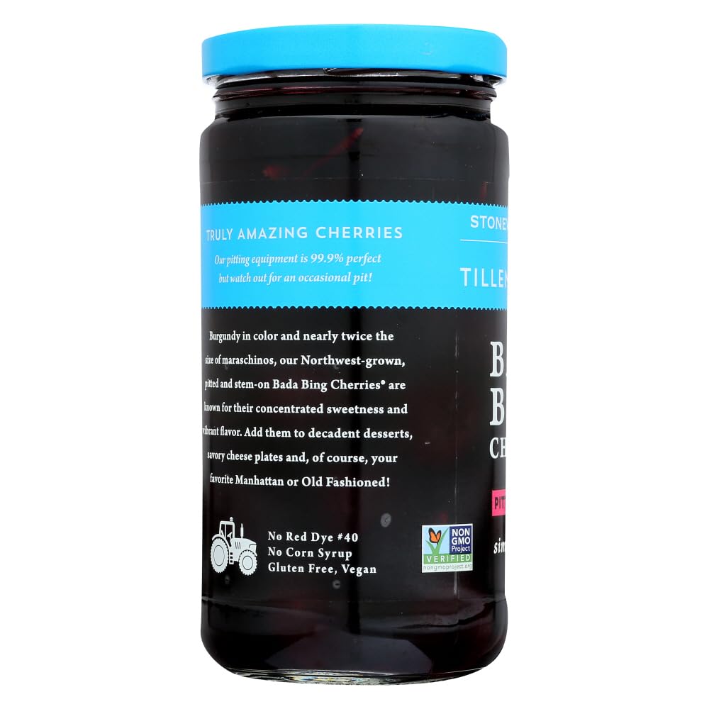 Tillen Farms Cherry Bada Bing (2 Pack) – Premium PNW Cherries, Pitted & Allergen-Free