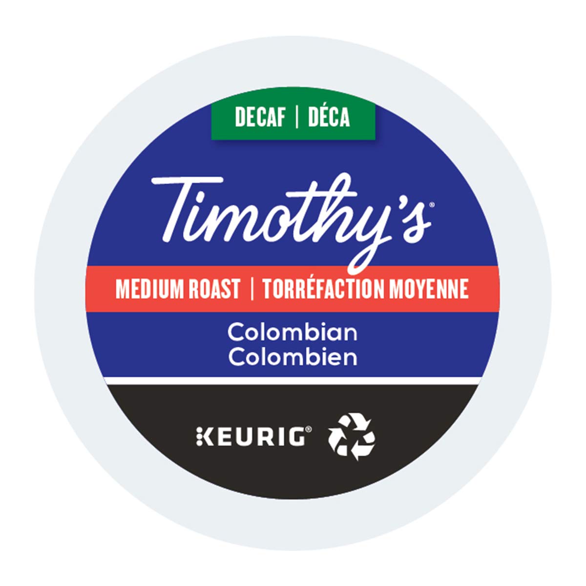 Timothy's World Coffee Decaf Colombian K-Cup Coffee, 24 Count (Pack of 2) – Keurig Compatible