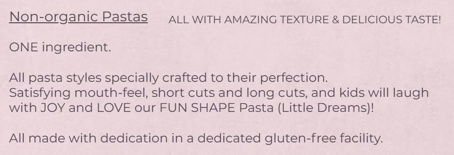 Tinkyada Organic Gluten-Free Brown Rice Pasta Variety Pack – 8 Packs (Elbow, Spaghetti, Lasagne & Penne)