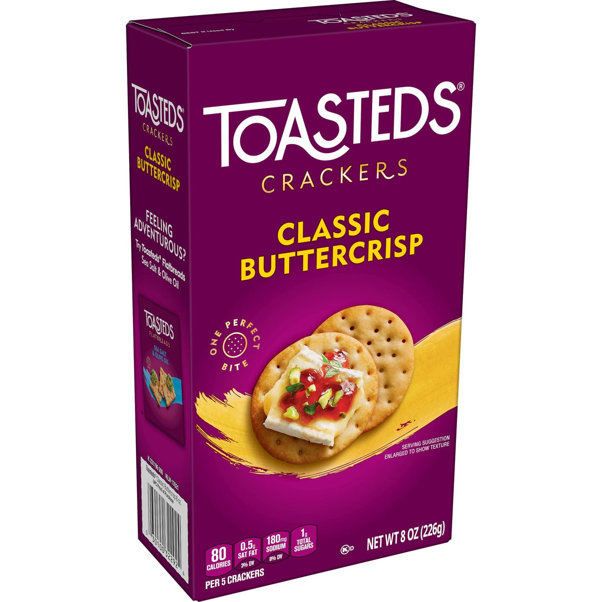Toasteds Classic Buttercrisp Crackers — Party & Lunch Snacks (6 Boxes)