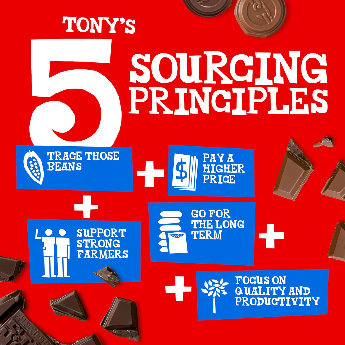 Tony's Chocolonely Top 3 Milk Chocolate Bundle – 6 Bars | Fairtrade & B Corp Certified