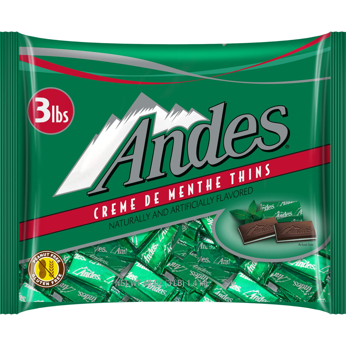 Andes Crème de Menthe Thin Mints – 3 lb Bulk After-Dinner Mints | Tootsie Roll