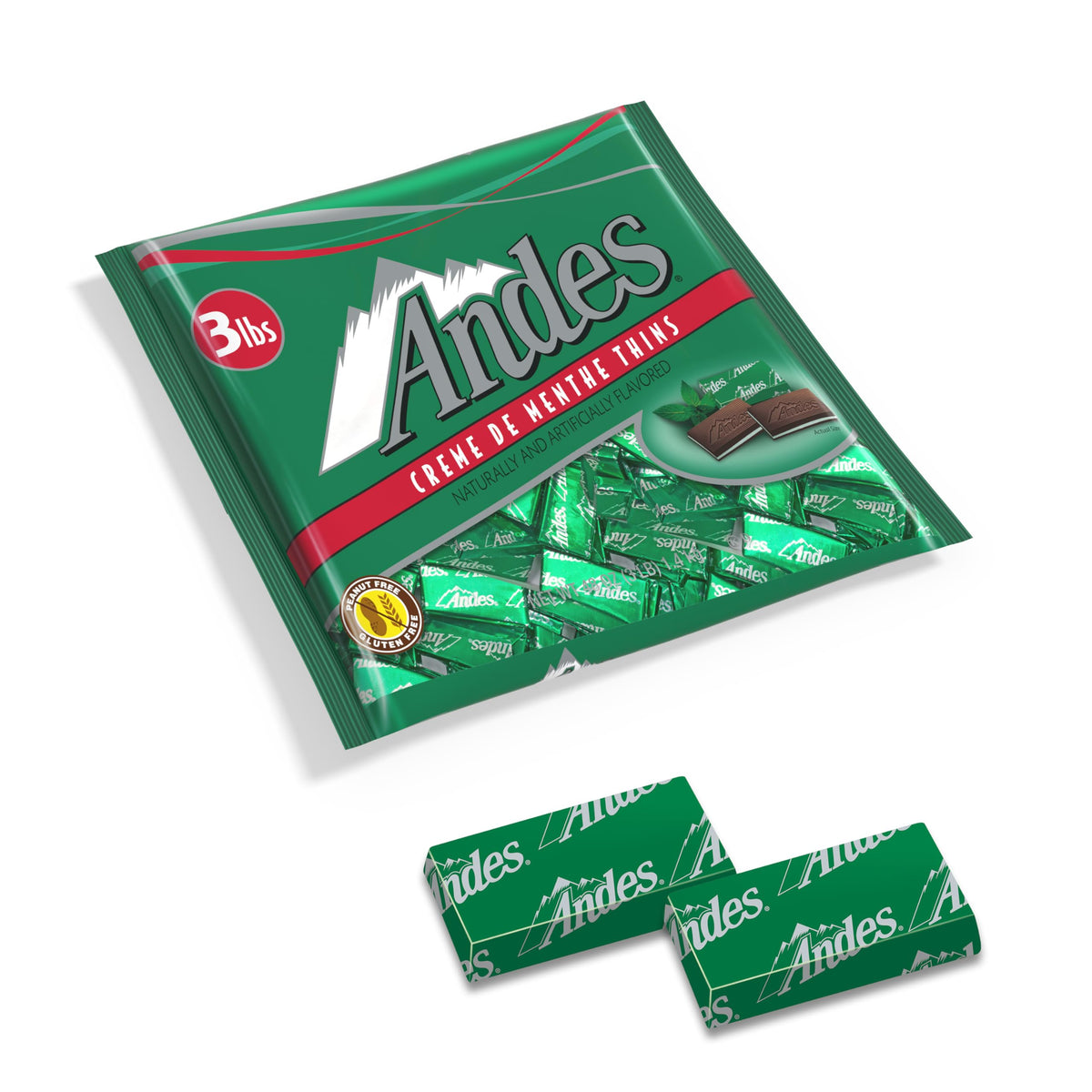 Andes Crème de Menthe Thin Mints – 3 lb Bulk After-Dinner Mints | Tootsie Roll