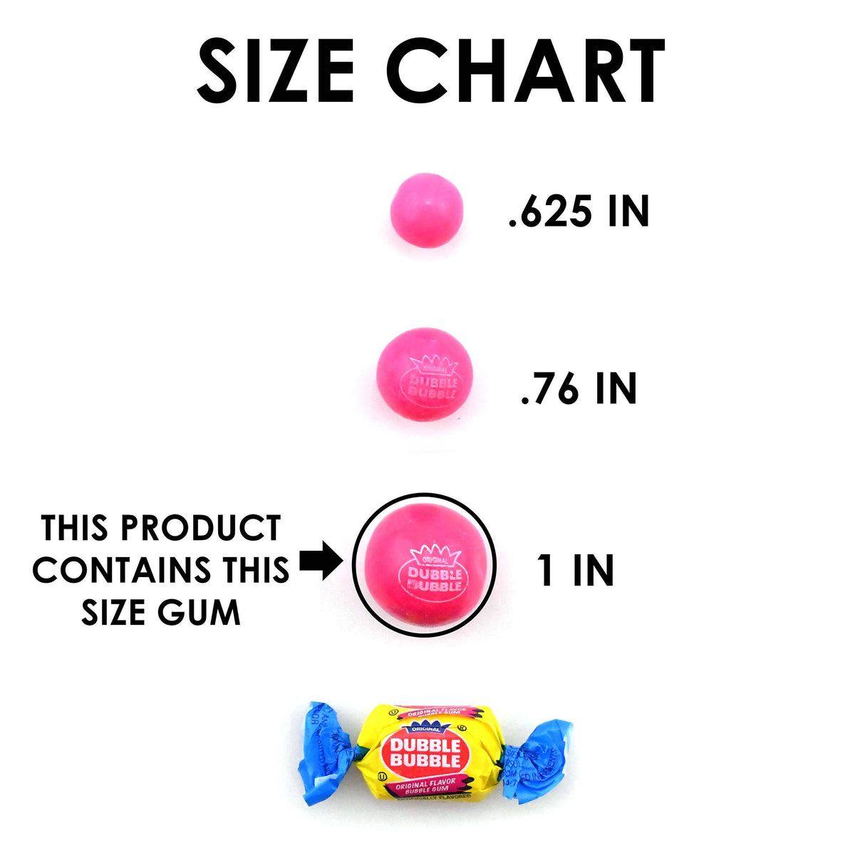 Dubble Bubble Gumballs – 24 Pack of 12-Gumball Tubes in Assorted Fruit Flavors | Tootsie Roll