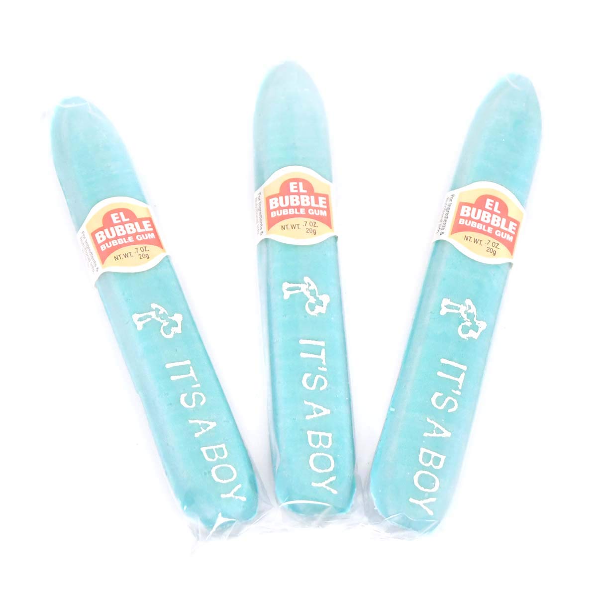 Tootsie Roll Dubble Bubble It's a Boy! Blue Bubble Gum Cigars, 36 Count