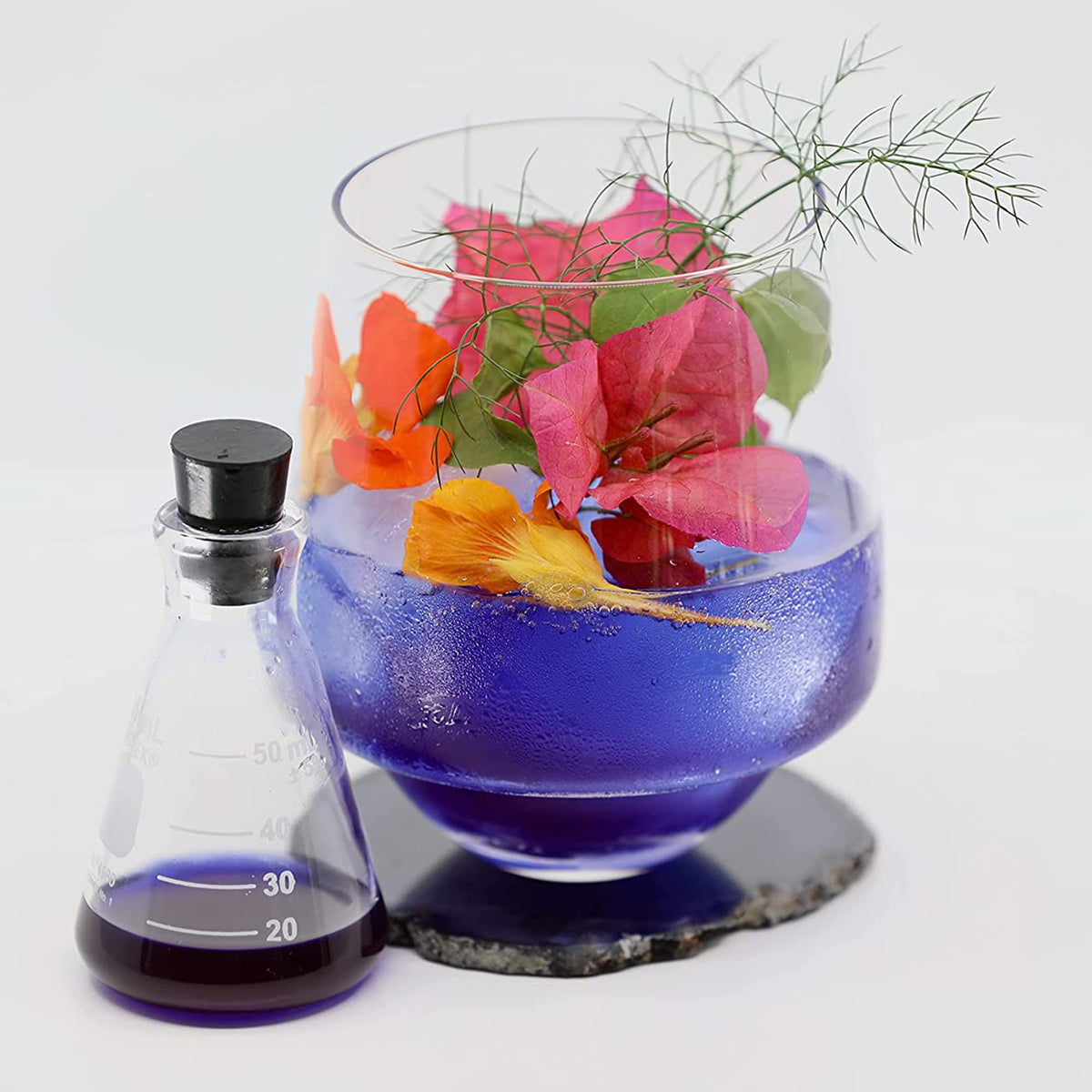 Top Hat Butterfly Truth Serum - Butterfly Pea Flower Extract | Indigo Blue Hue for Drinks - 32oz
