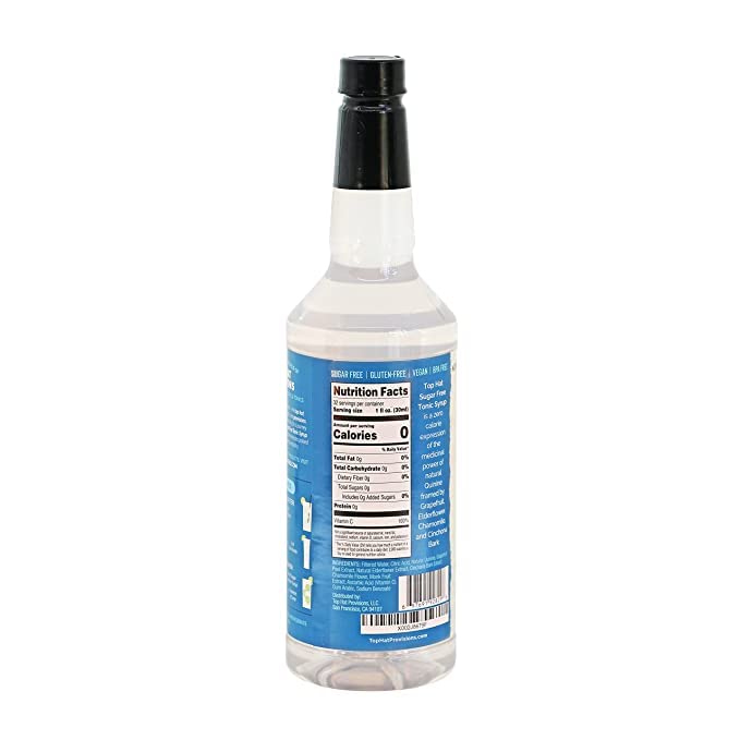 Top Hat Provisions Keto Sugar Free Tonic Syrup – 2-Pack, 32oz
