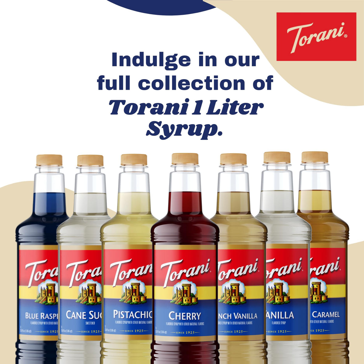 Torani Cherry Coffee Syrup 1L with Pump – Café-Quality Flavor for Lattes