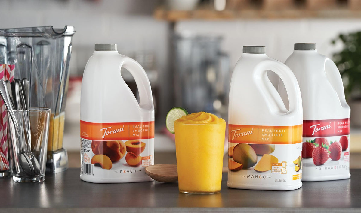 Torani Mango Real Fruit Smoothie Mix – 64 oz, No Artificial Flavors