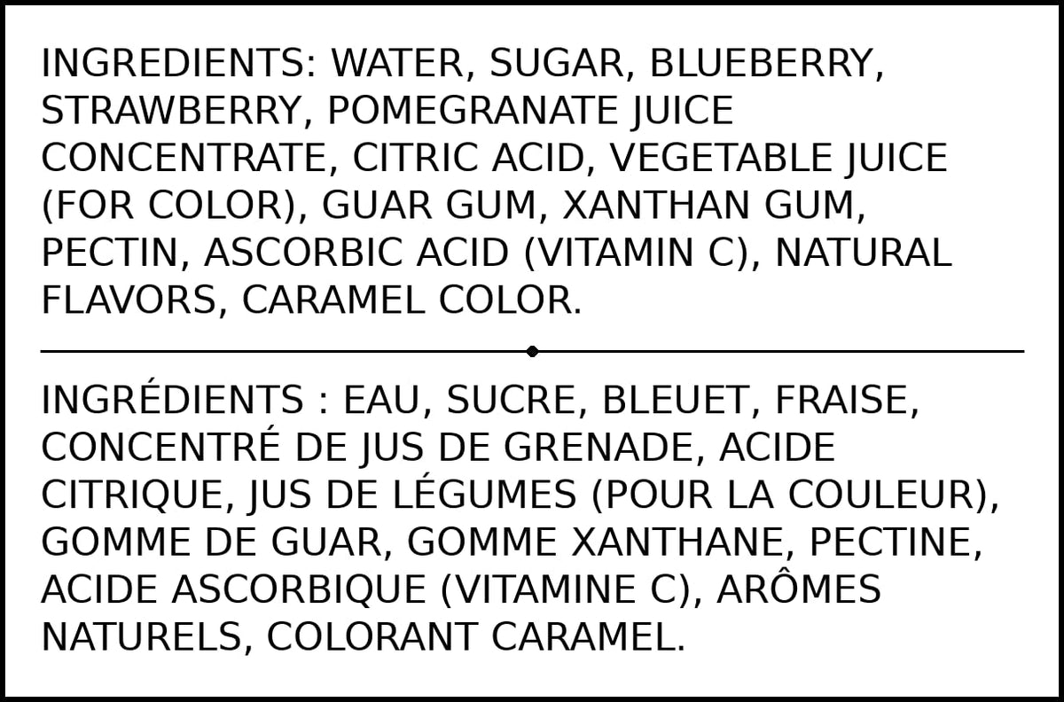 Torani Real Fruit Blueberry Pomegranate Smoothie Mix, 64 fl oz