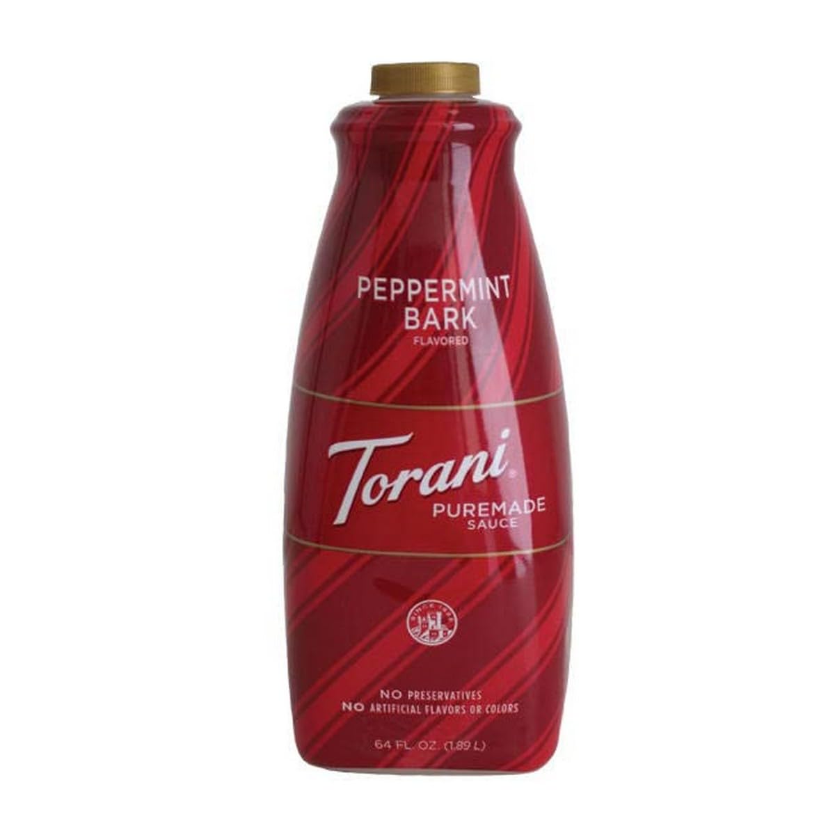 Torani Puremade Peppermint Bark Dessert & Drink Sauce, 64 oz | No Artificial Ingredients