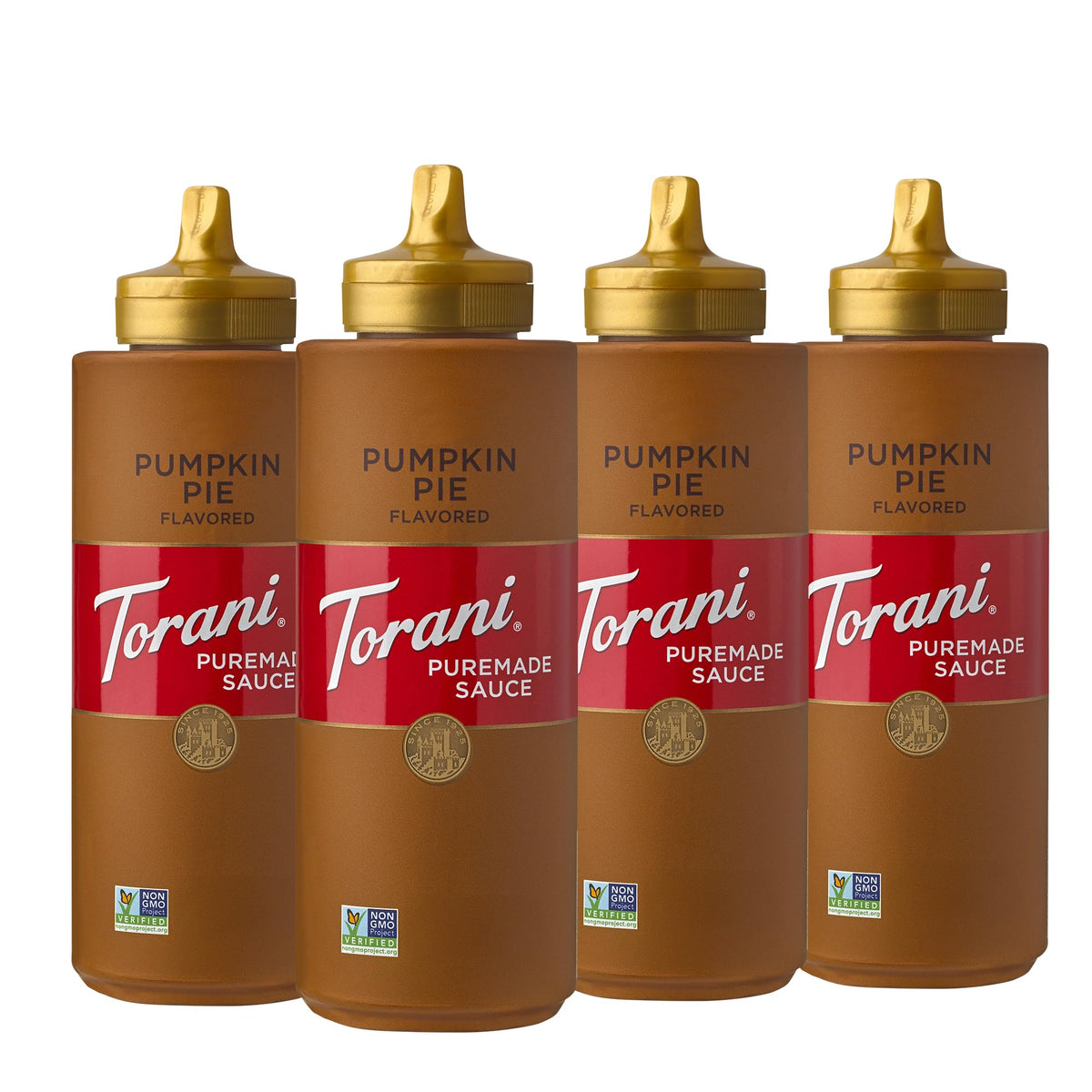 Torani Puremade Pumpkin Pie Sauce – 16.5 oz (Pack of 4)