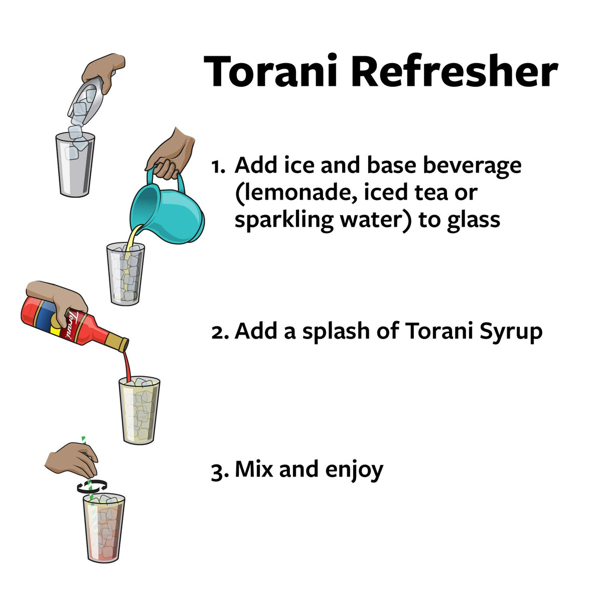 Torani Raspberry Syrup - 25.4 oz (Pack of 4) | Berry Flavor for Coffee, Sodas & More