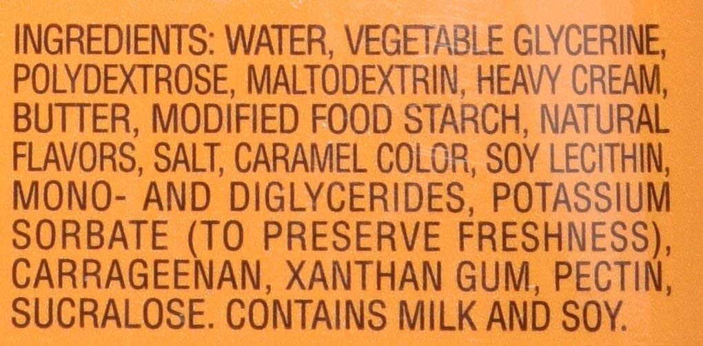 Torani Sugar Free Caramel Sauce – 64 Fl Oz Bottle | Low-Calorie Caramel Syrup