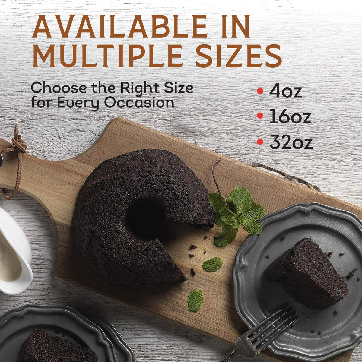 TORTUGA Caribbean Chocolate Rum Cake – 32 oz Premium Gourmet Gift