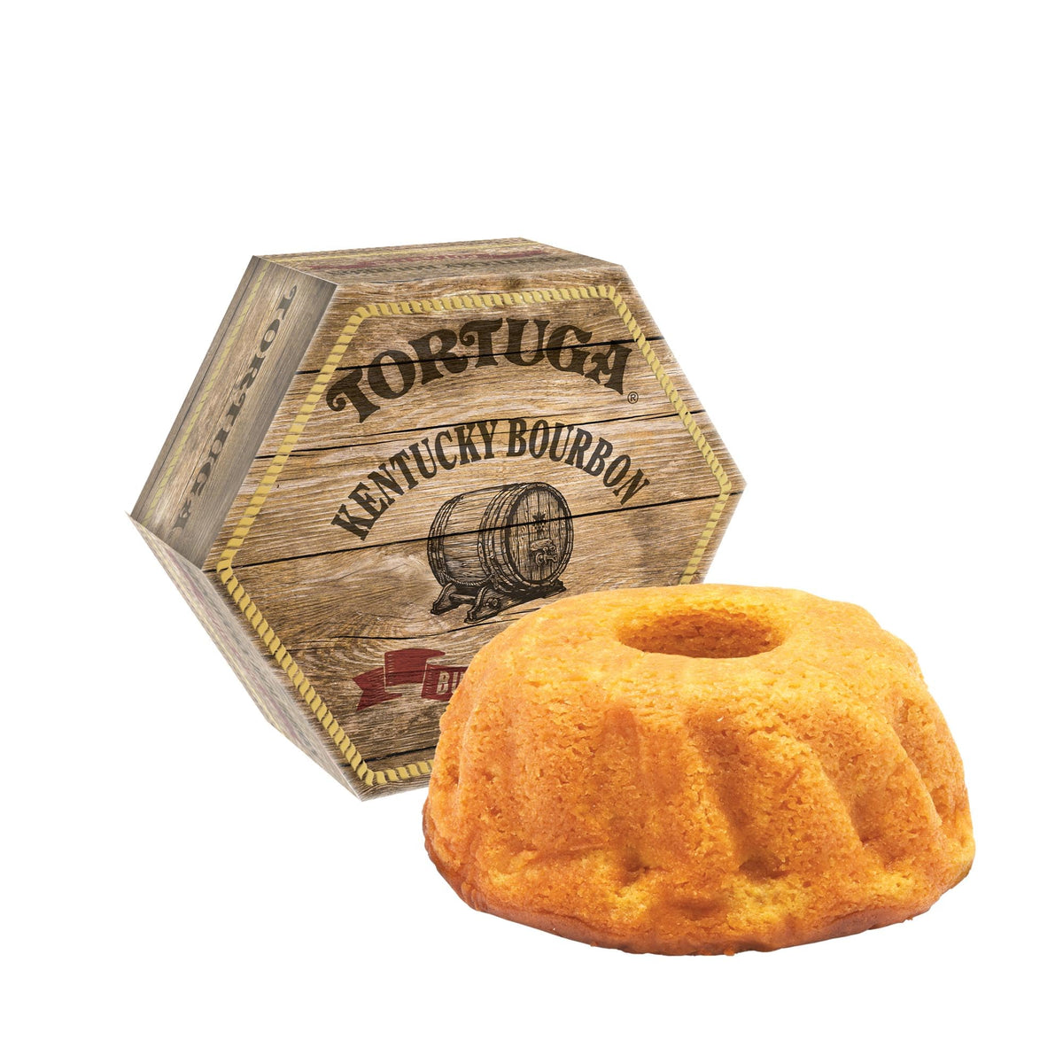 TORTUGA Kentucky Bourbon Butter Cake - 16oz Gourmet Gift Cake for Holidays & Stockings