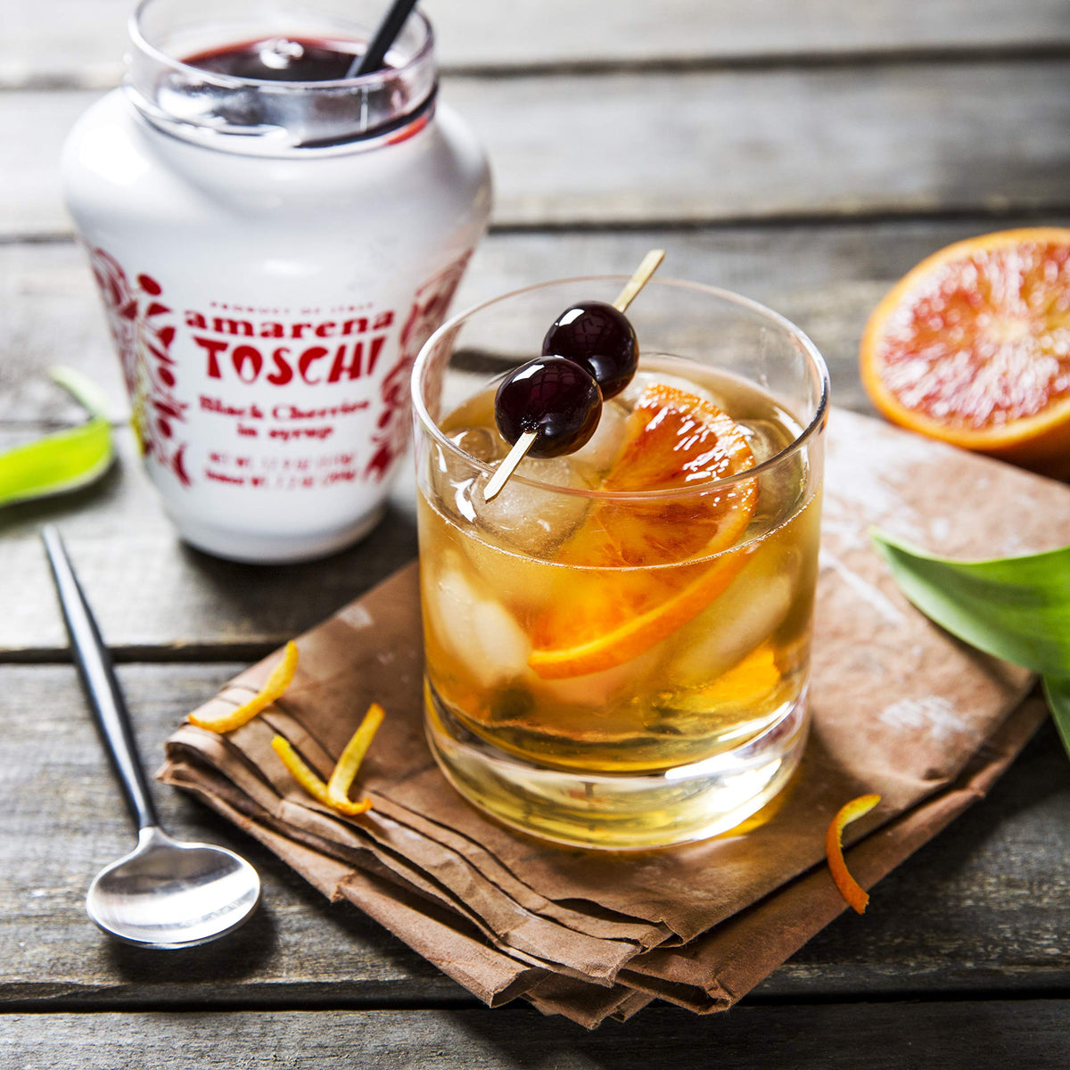 Toschi Amarena Black Cherries in Syrup – Italian Cocktail & Dessert Cherries
