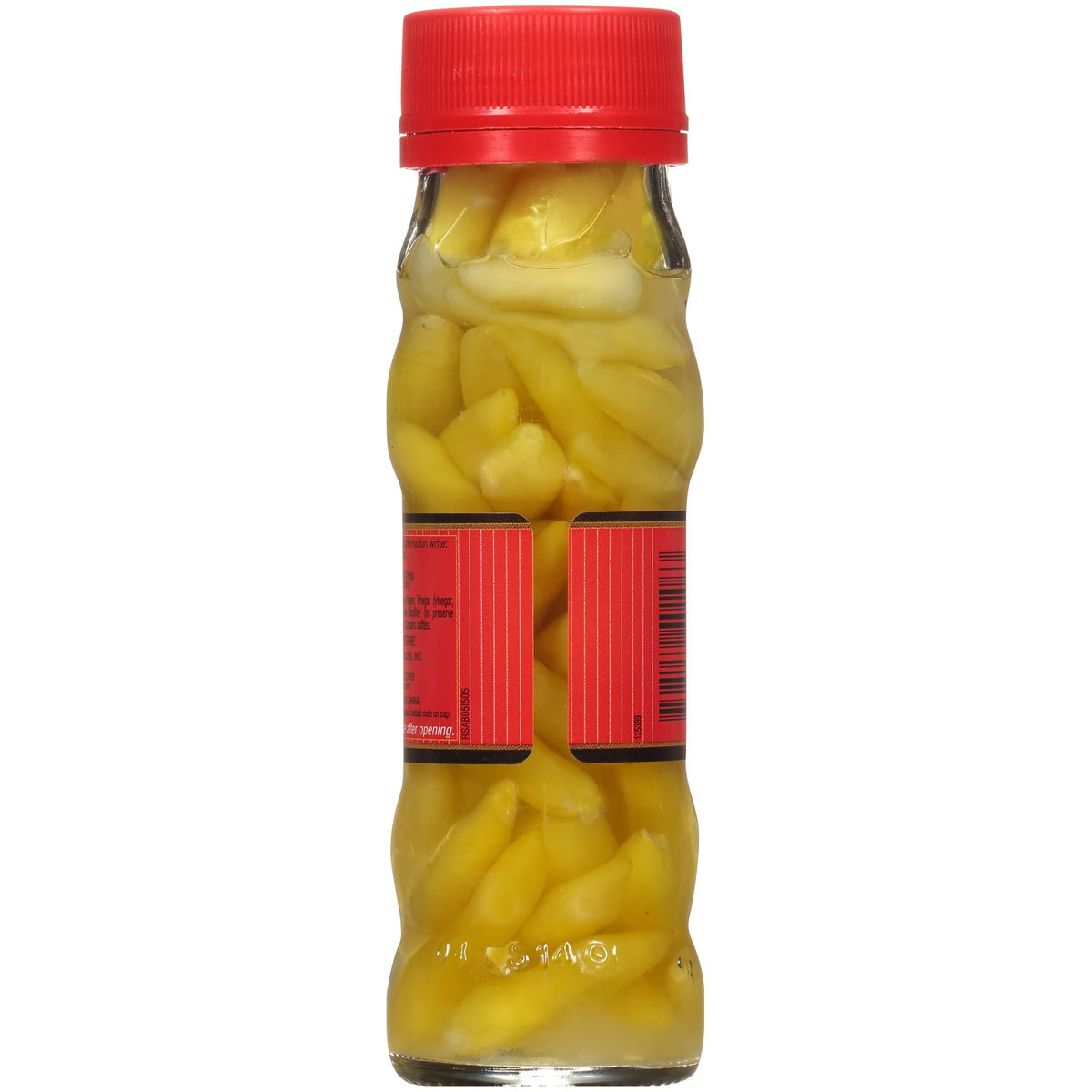 Trappey's Hot Tabasco Peppers in Vinegar – 4.5oz Jar, Pack of 6