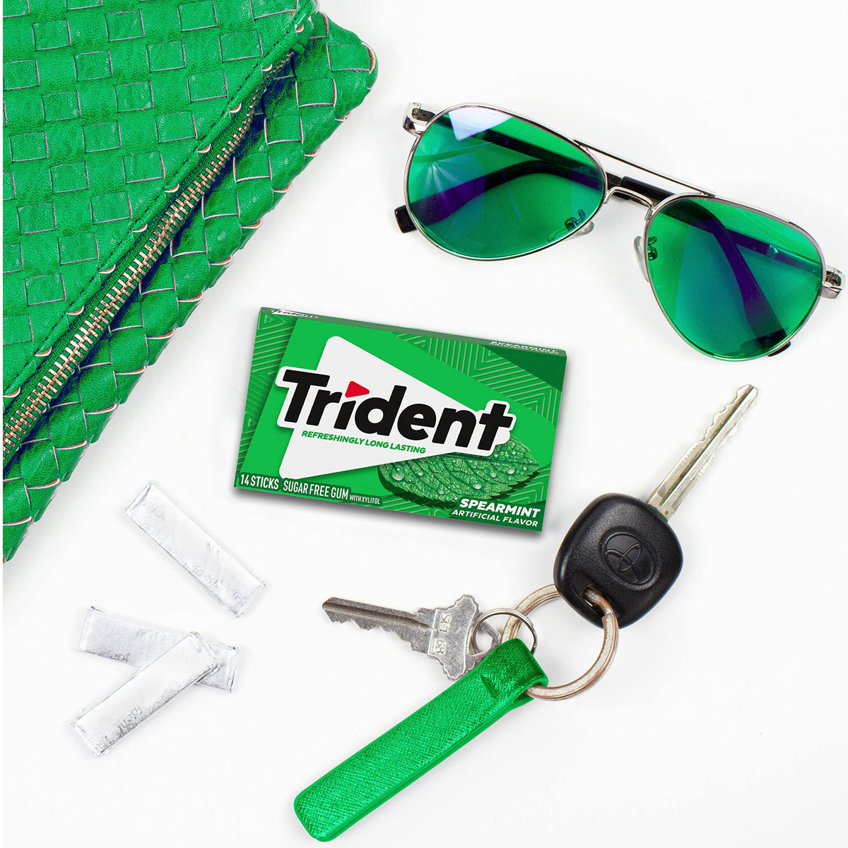 Trident Sugar-Free Gum Variety Pack – Spearmint, Original & Perfect Peppermint (252 Pieces)