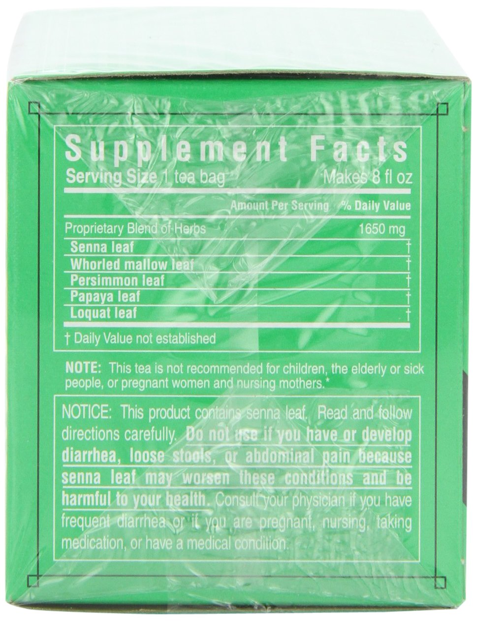 Triple Leaf Tea Ultra Slim — Caffeine-Free Herbal Support (Pack of 6, 20 Tea Bags Each)