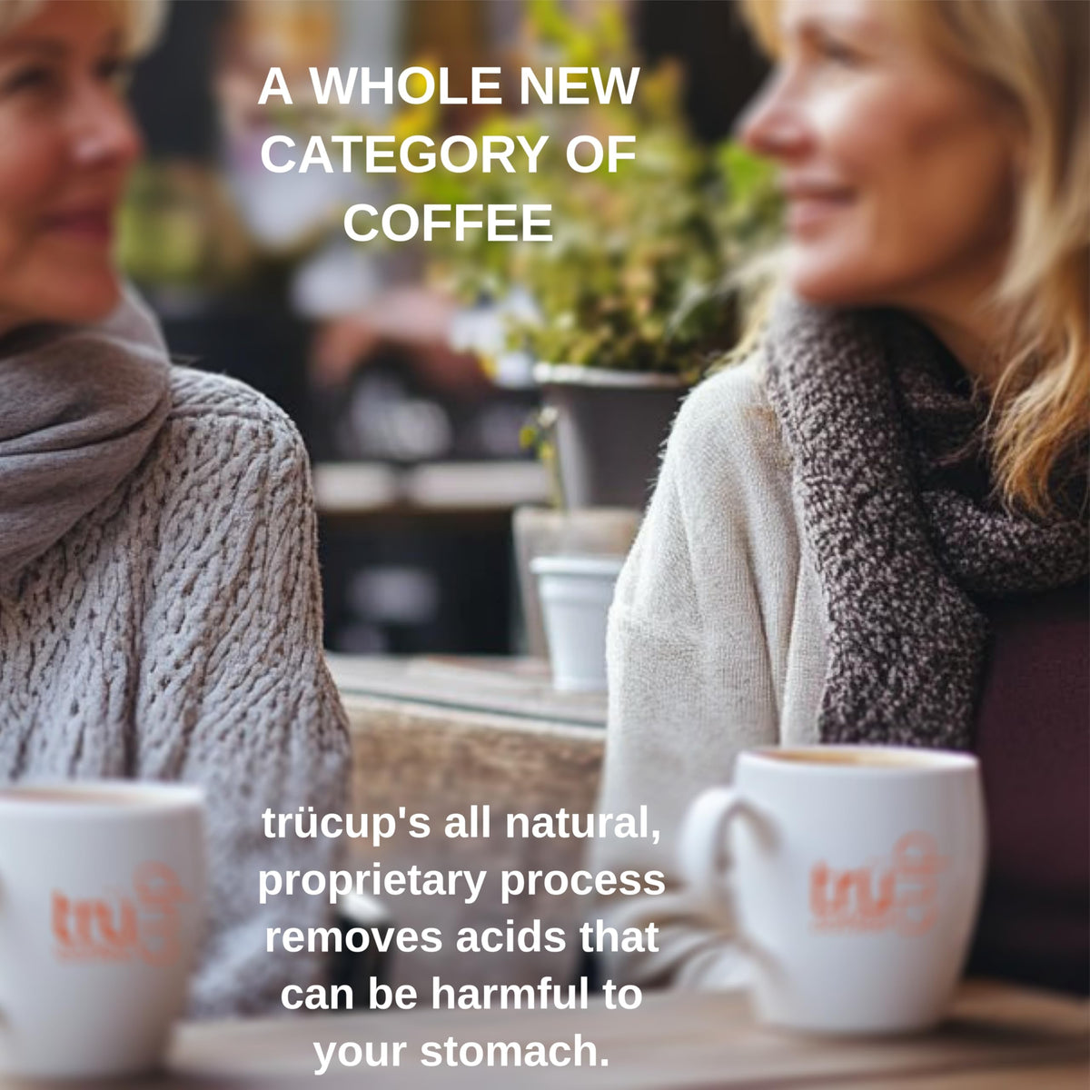 trücup Low Acid Medium Roast Coffee Pods – 48 Count, Keurig Compatible, Gentle on Stomach