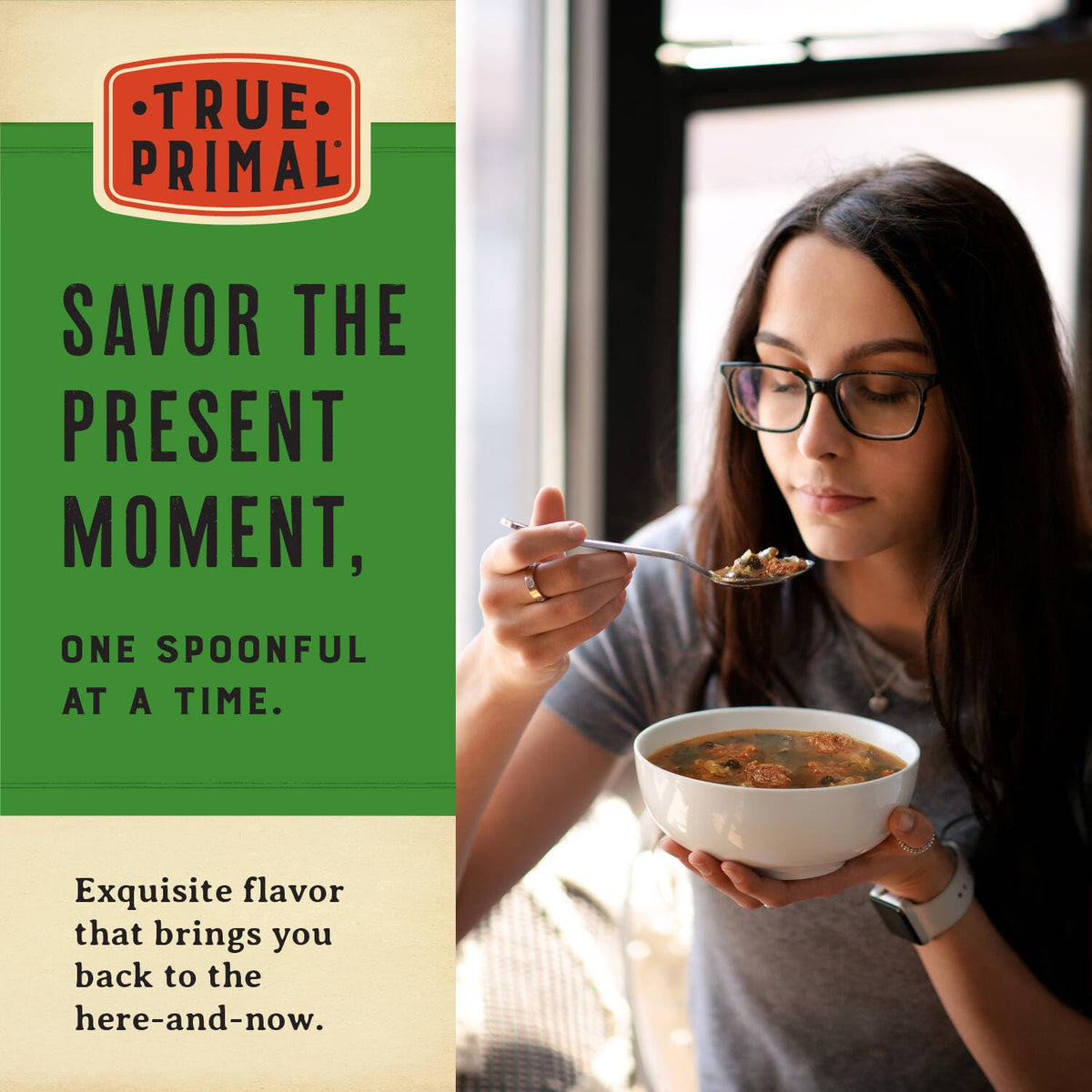 True Primal Beef & Mushroom Organic Soup 8-Pack – Ready to Eat, Gluten Free, Paleo, Whole30, Keto