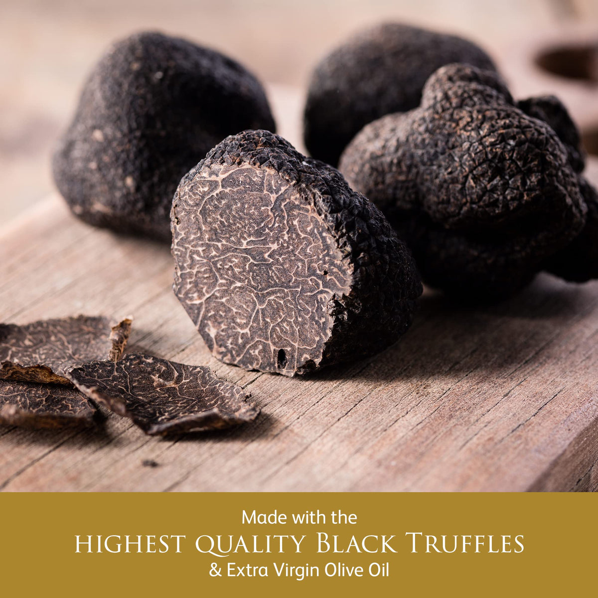 TruffleHunter Black Truffle Oil - Extra Virgin Olive Oil for Cooking & Seasoning - 8.45 Oz