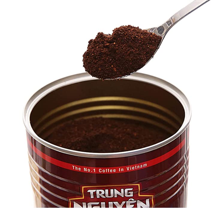 Trung Nguyen Premium Blend — Strong Arabica & Robusta Coffee, Chocolate Notes (15 oz Can, Pack of 2)