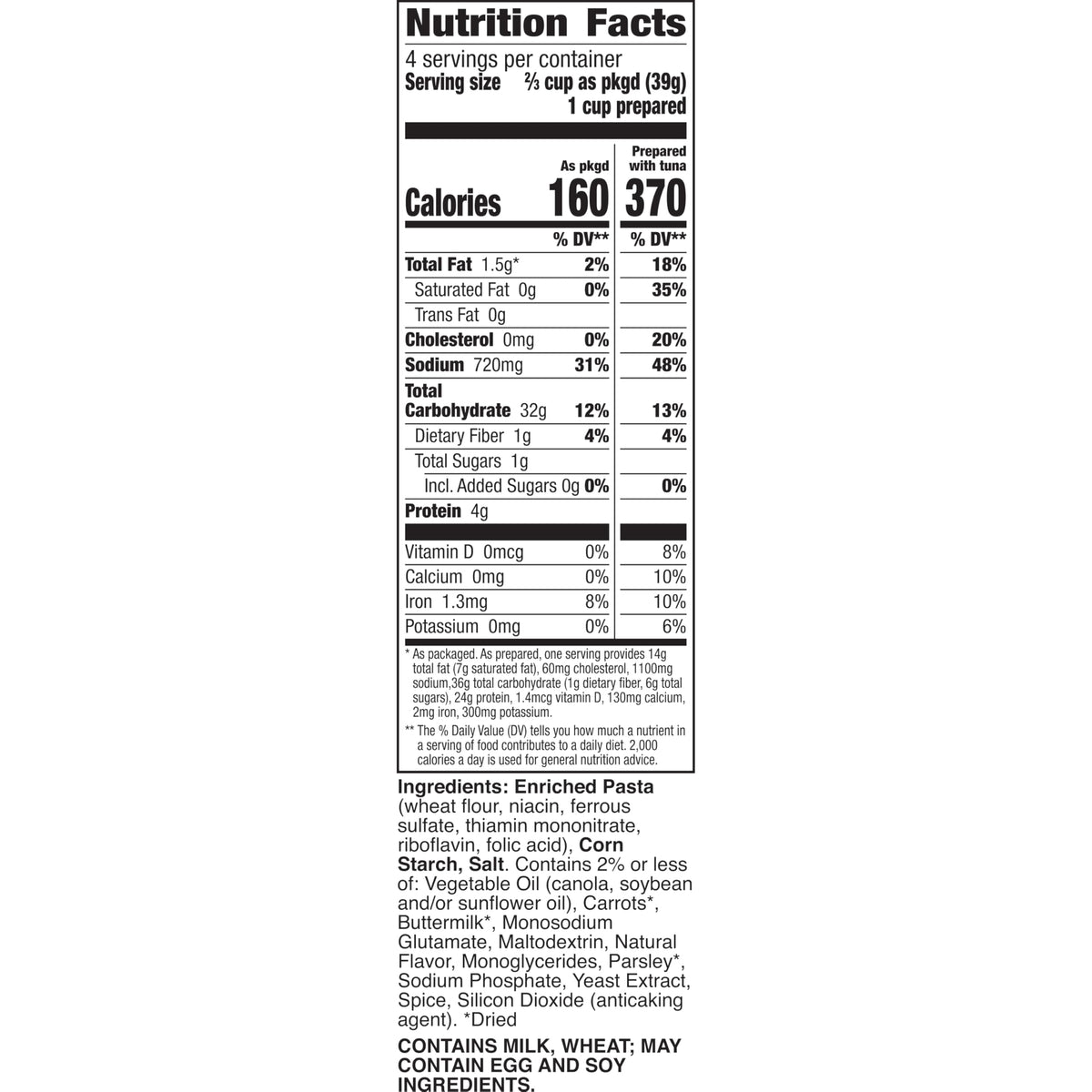 Tuna Helper Creamy Pasta Meal 5.5 oz – 12 Pack | Ready in 3 Easy Steps for Quick Midweek Dinners