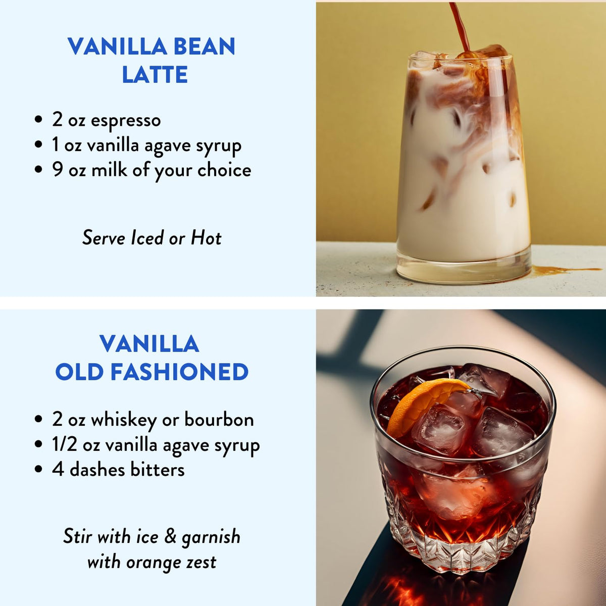 Spring Syrup Bundle: Lavender & Vanilla Simple Syrups (13.5 oz, 2-Pack) | Tuturu Botanical Coffee