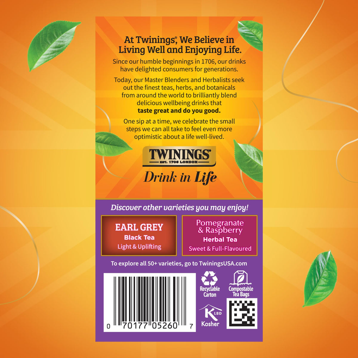Twinings Blackcurrant Breeze Black Tea Bags – 120 Count (Pack of 6), Caffeinated