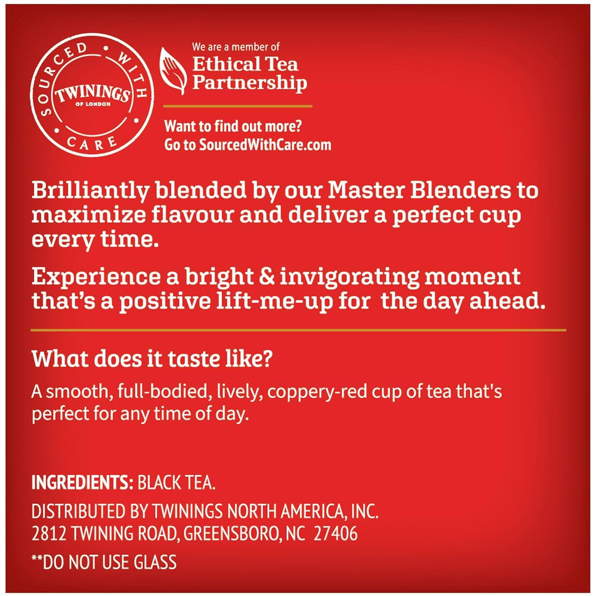 Twinings English Breakfast Tea Pods for Keurig – Pack of 2 (48 Pods), Caffeinated Black Tea