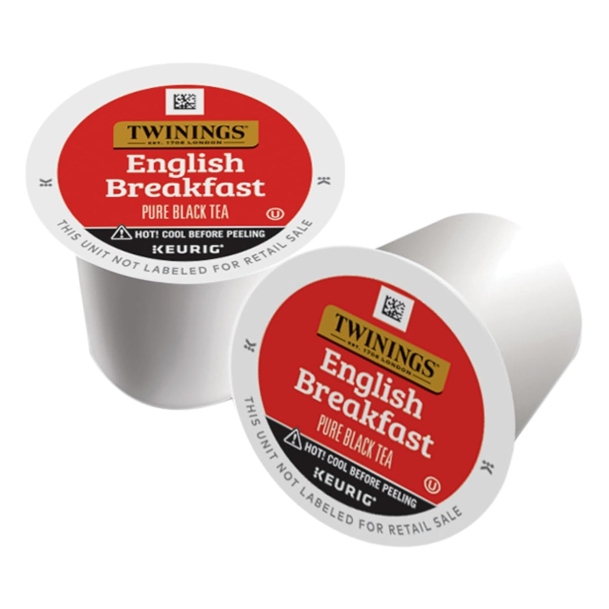 Twinings English Breakfast Tea Pods for Keurig – Pack of 2 (48 Pods), Caffeinated Black Tea