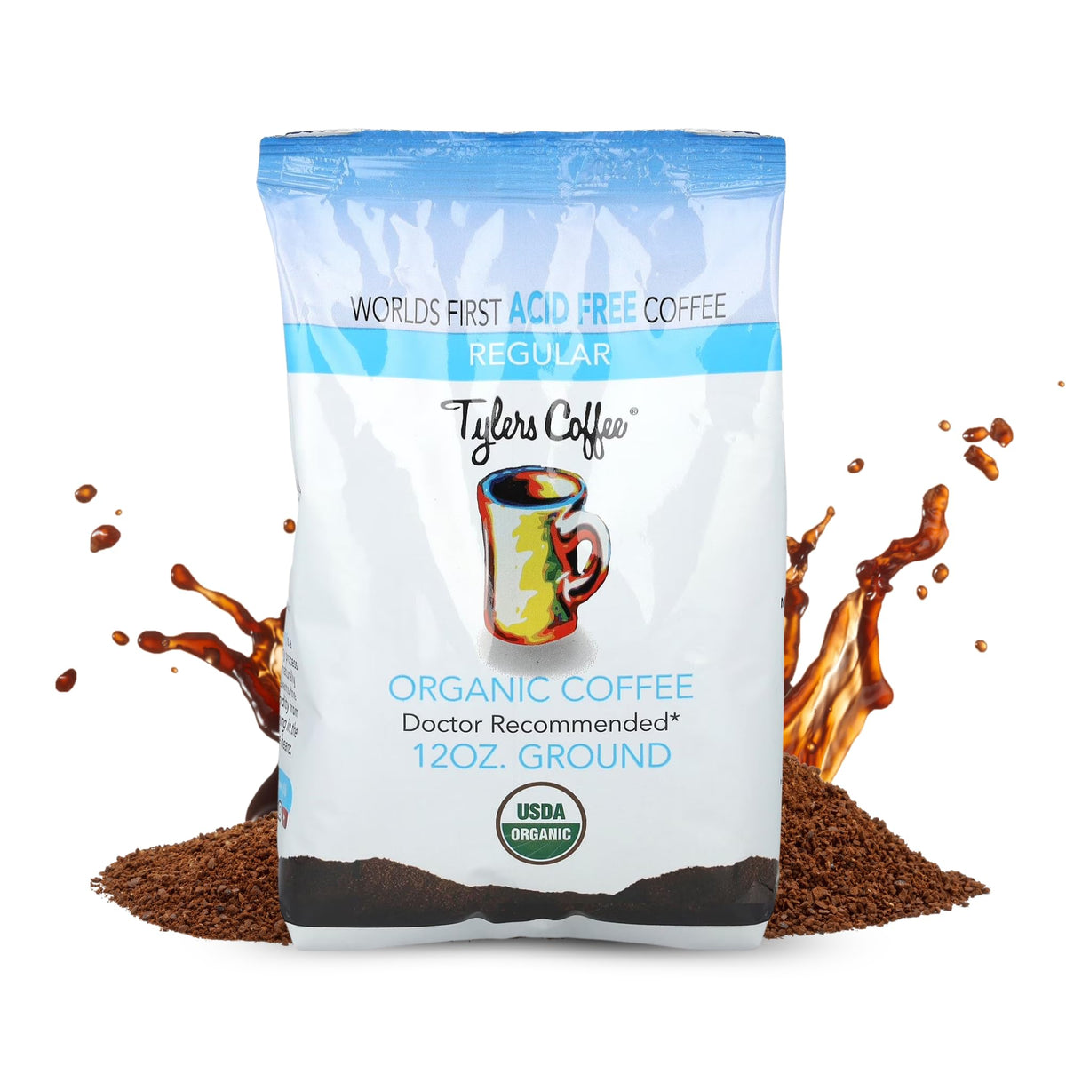 Tyler’s Coffee - 100% Ground Arabica Full Flavor 12 oz (Pack of 2) | Specialty Coffee