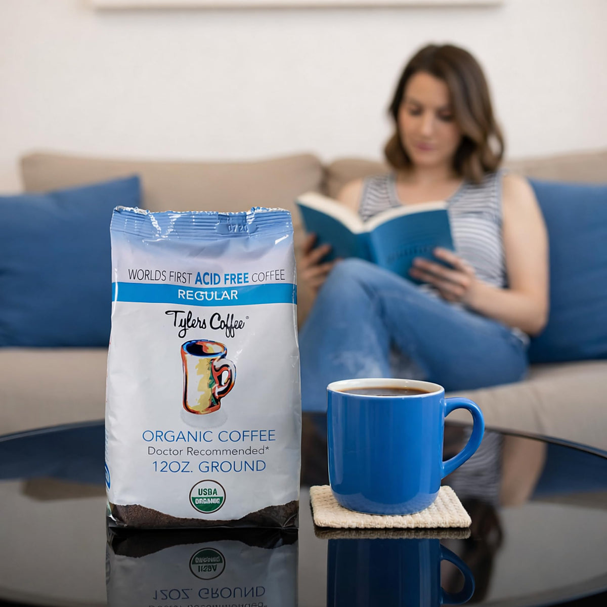 Tyler’s Coffee - 100% Ground Arabica Full Flavor 12 oz (Pack of 2) | Specialty Coffee