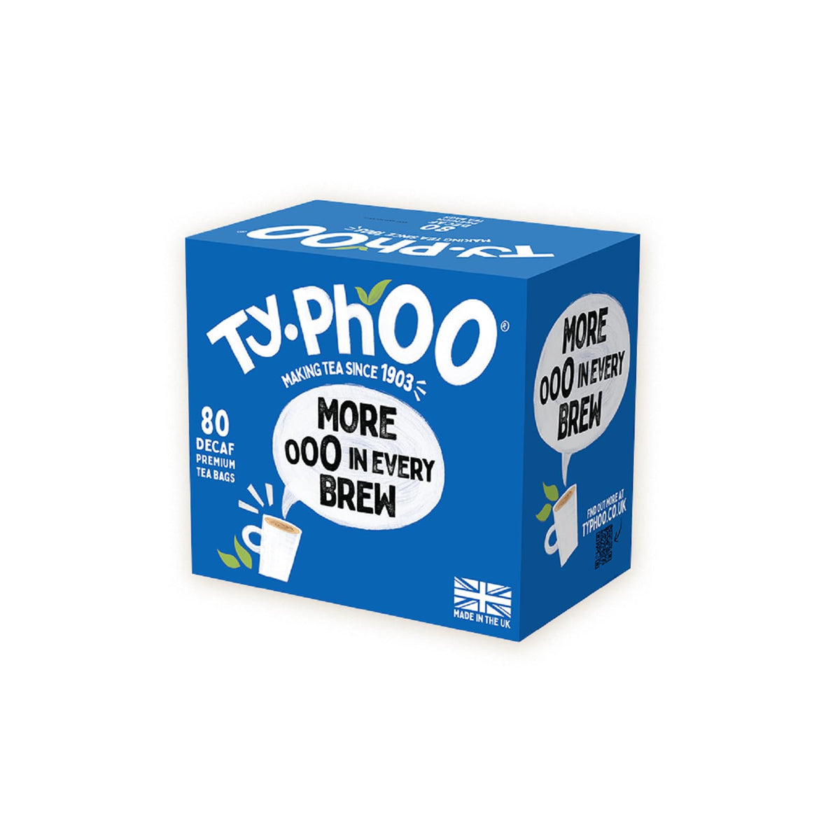 TY.PHOO Typhoo Decaf – More In Every Brew | 3x80 Premium Teabags