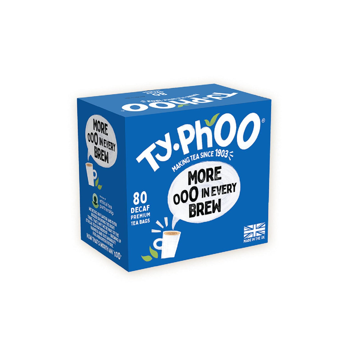 TY.PHOO Typhoo Decaf – More In Every Brew | 3x80 Premium Teabags