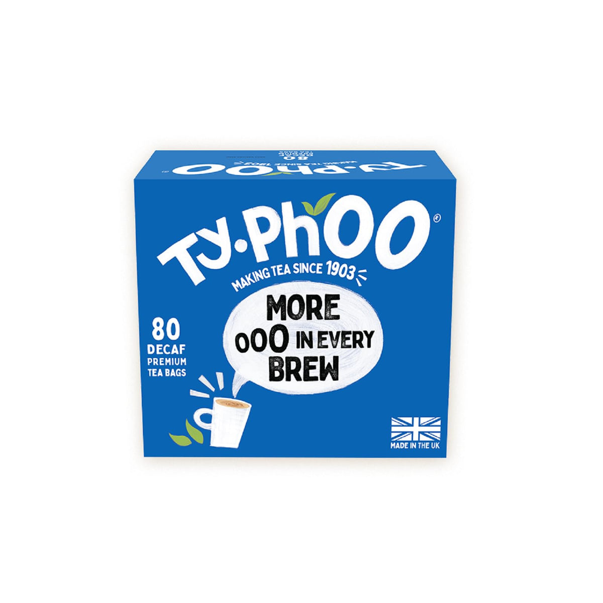 TY.PHOO Typhoo Decaf – More In Every Brew | 3x80 Premium Teabags