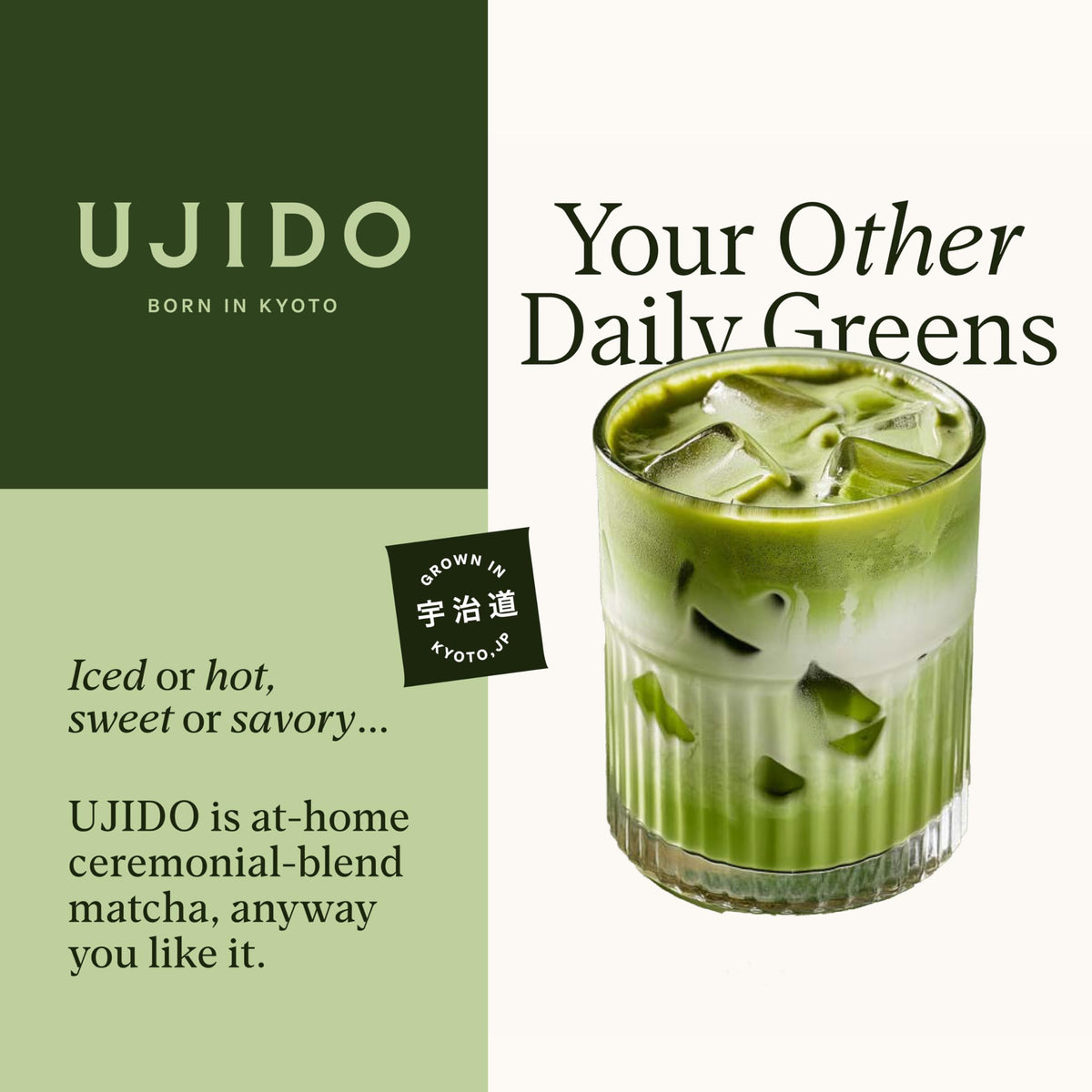 Ujido The Path of Zen Ceremonial Matcha 4 oz - Premium Uji Green Tea Powder