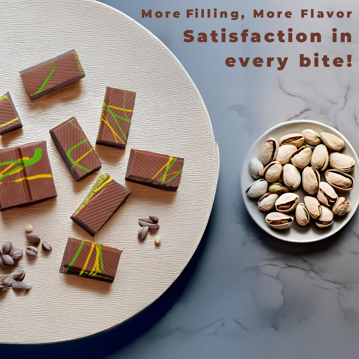 UniqBite Dubai Pistachio Crunch Chocolate Bar – Pistachio Cream & Kataifi, 2-Pack