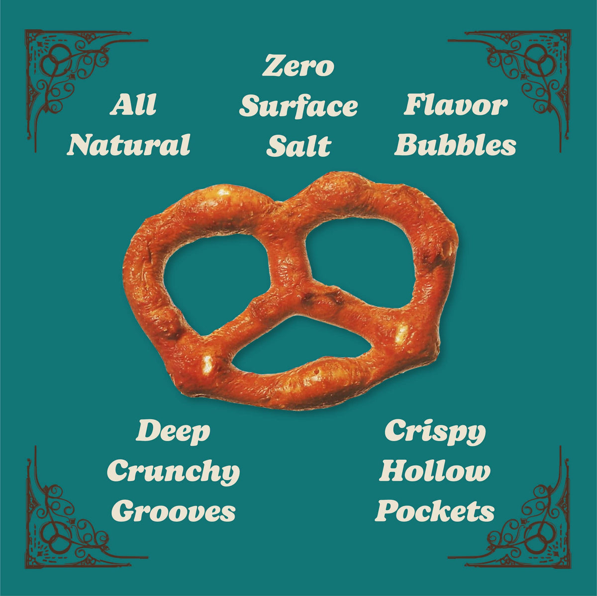 Unique Snacks Unsalted Splits Pretzels – Homestyle Baked, OU Kosher, Non-GMO, 11 oz Bag (6-Pack, 66 oz)