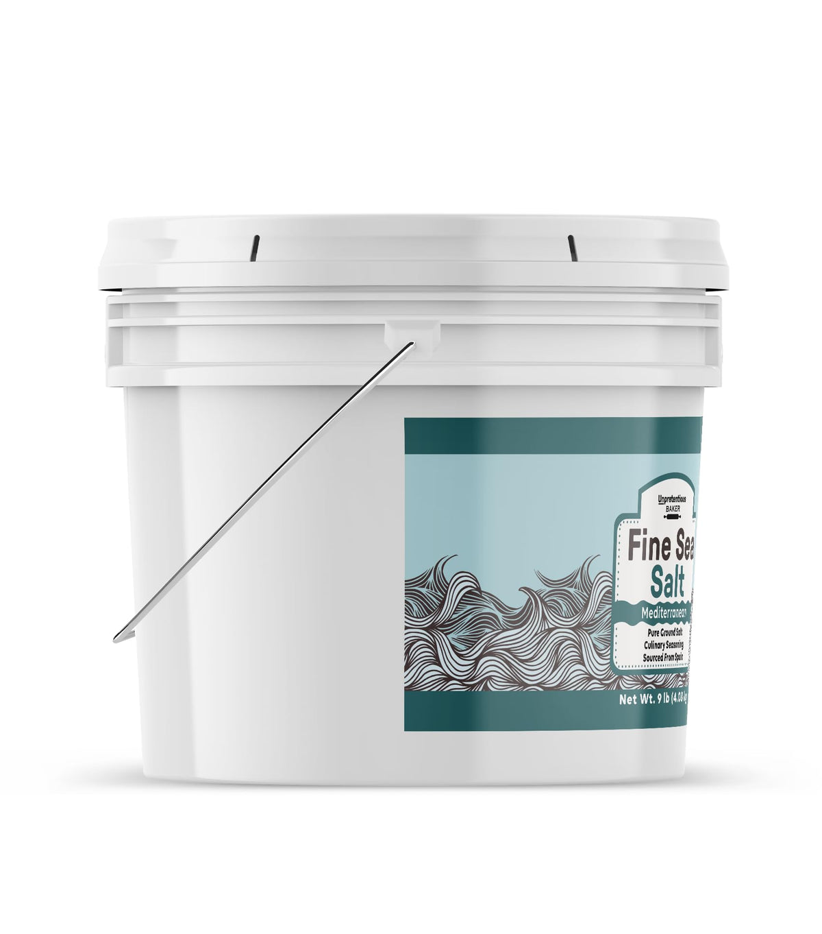 Unpretentious Fine Sea Salt (1 Gallon) – Pure Evaporated Mediterranean Sea Salt