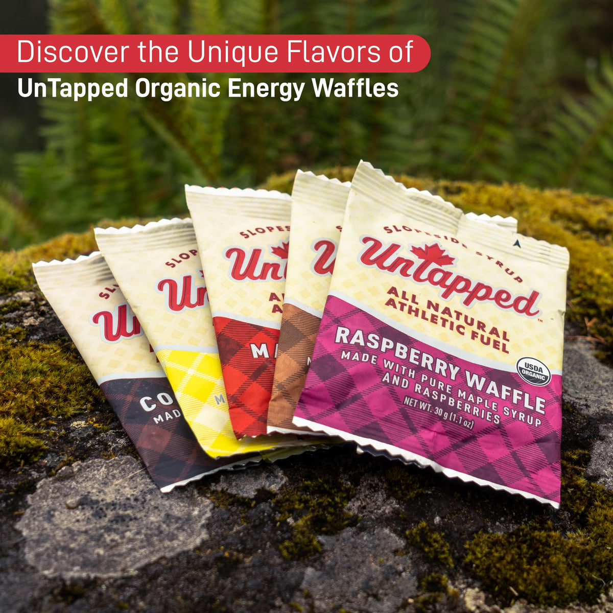 Untapped Maple Organic Waffles (16 ct) – Vegan Endurance Snack