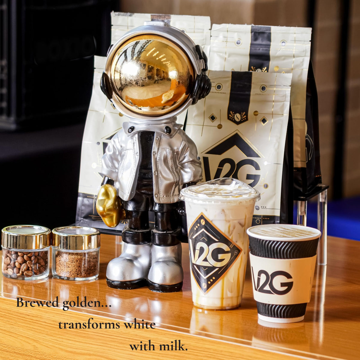 V2G White Coffee – High Caffeine, Ultra-Light Roast, Single-Origin Colombia