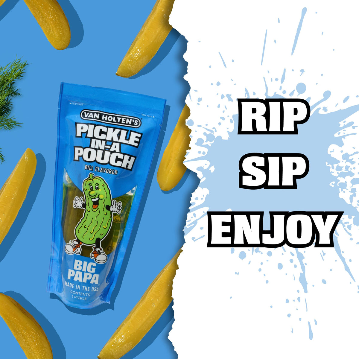 Van Holten's Pickles - Big Papa Pickle-In-A-Pouch 12-Pack