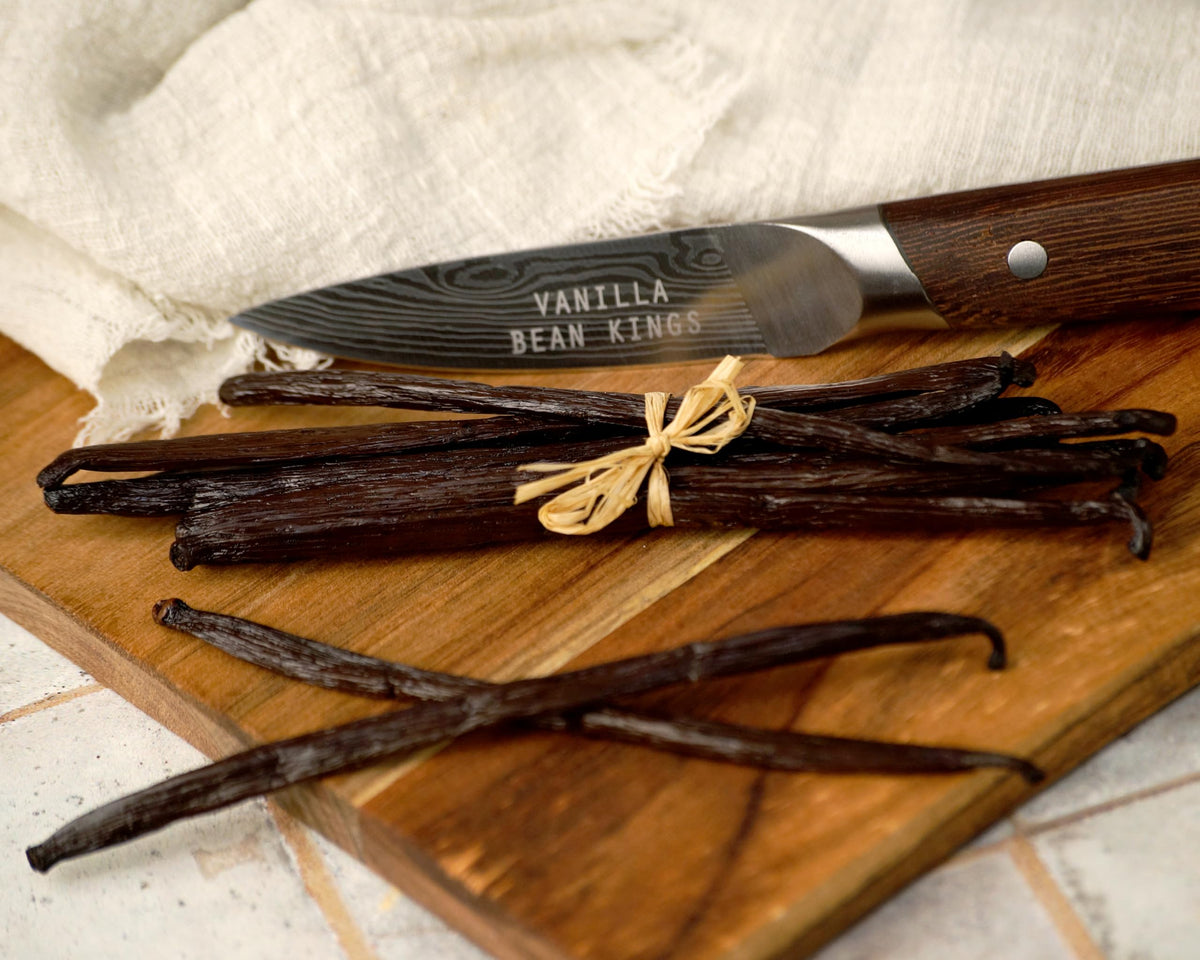 Vanilla Bean Kings | 50 Organic Madagascar Vanilla Beans – Whole Grade A Pods for Extract & Baking