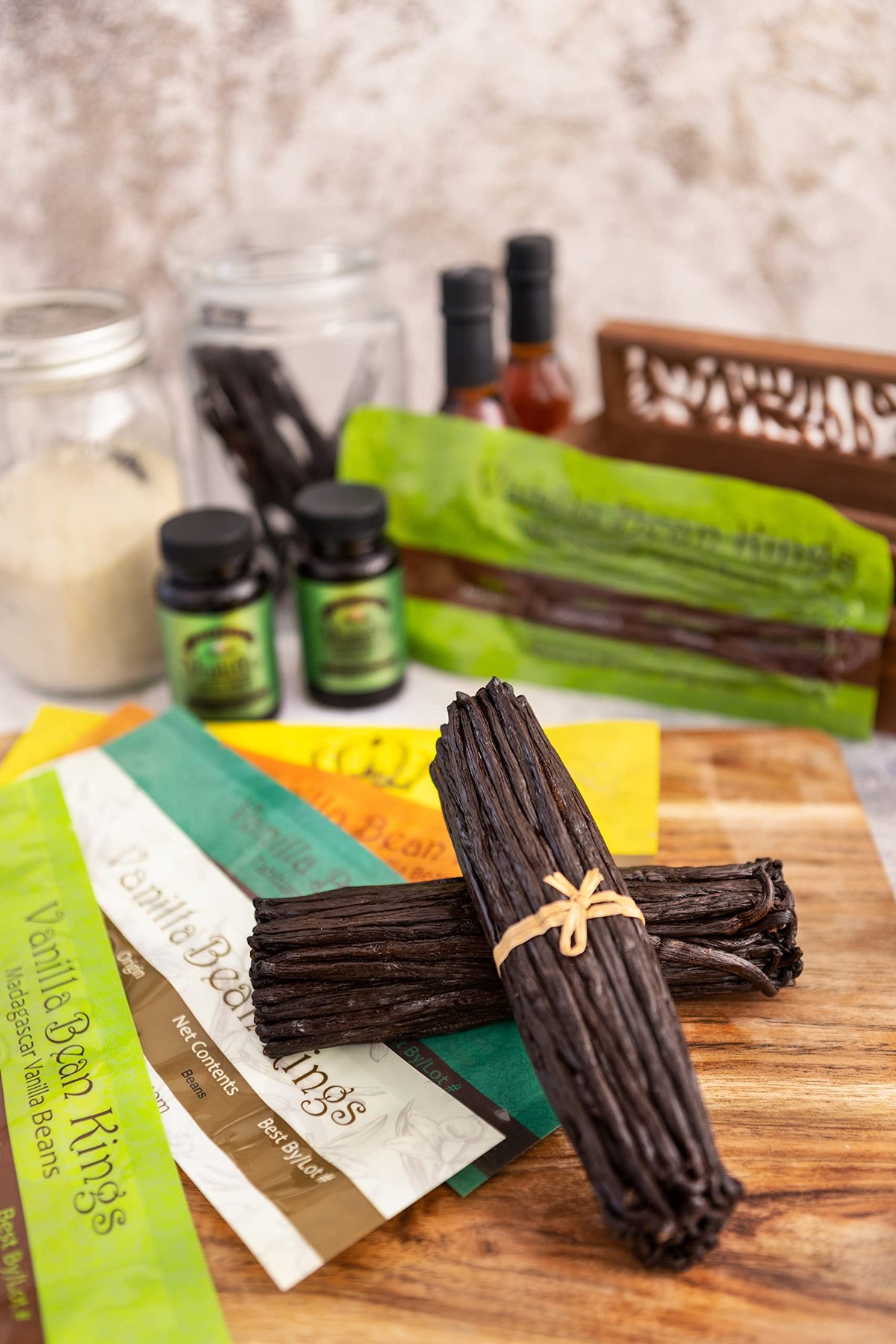 Vanilla Bean Paste for Baking and Cooking - Vanilla Bean Kings Madagascar Bourbon with Real Vanilla Seeds - 8 oz
