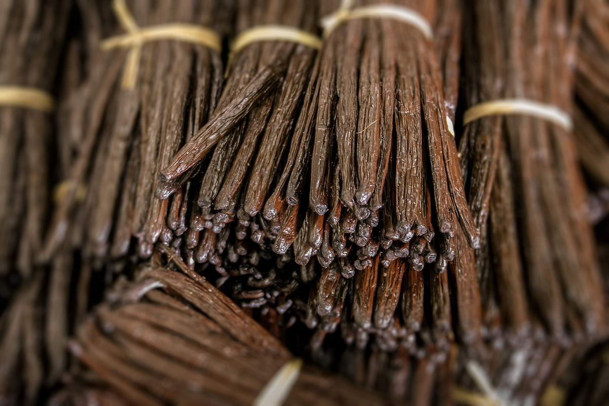 Vanilla Bean Kings | 25 Organic Madagascar Whole Grade A Vanilla Pods for Vanilla Extract & Baking