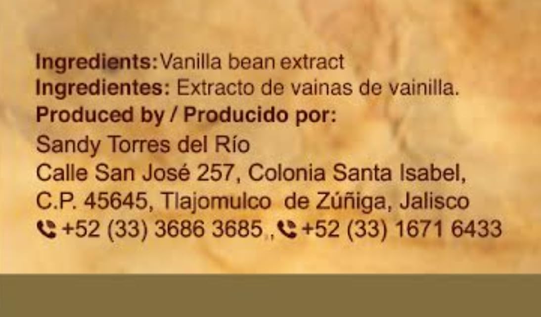 Vanilla Totonacs Mexican Vanilla Extract – 33oz Bottle for Baking